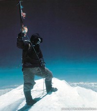 Tensing Norgay na Mount Everestu 29. 5. 1953.